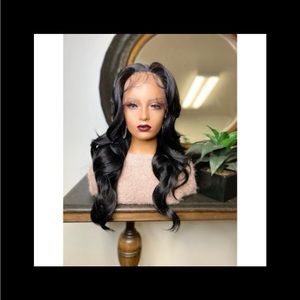 6. MAY 26” 13X4 CURTAIN BANG SYNTHETIC LACE FRONT WIG